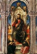 Bartolomeo Vivarini Triptych of St Mark Spain oil painting artist